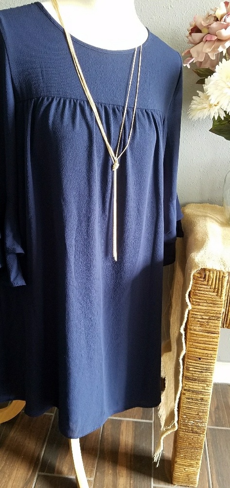 Blue Midi dress